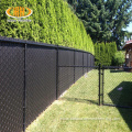 Decorative 6ft black cyclone wire chain link fence